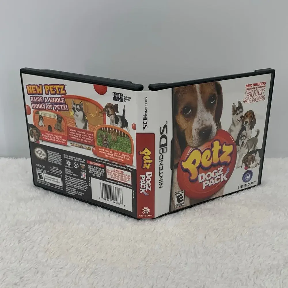 Petz Dogz Pack Nintendo DS 2008 Complete Game Case Manual Tested/Works CIB